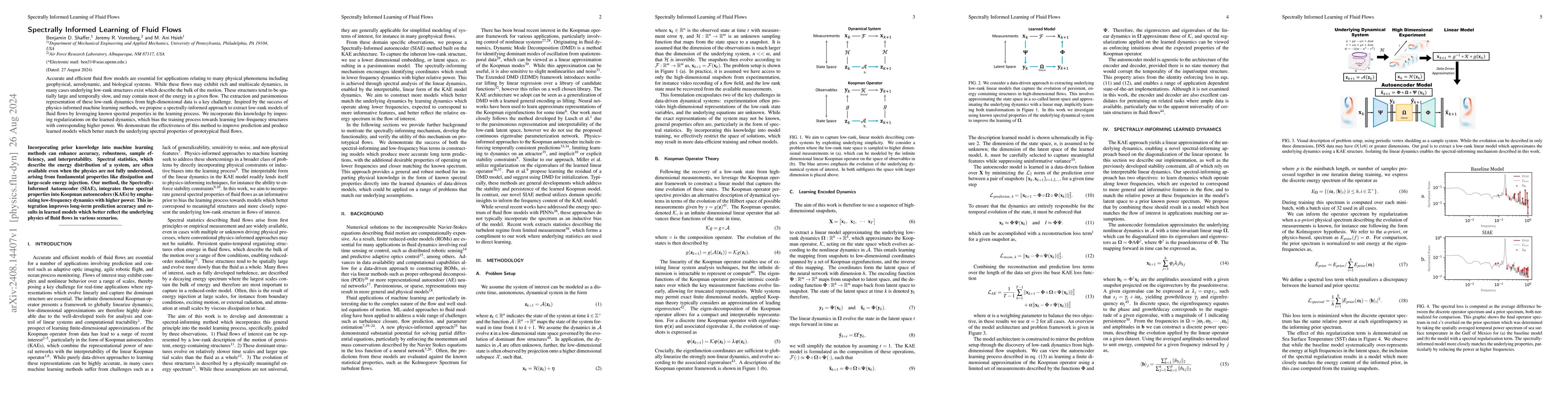 Thumbnail for Spectrally Informed Learning of Fluid Flows