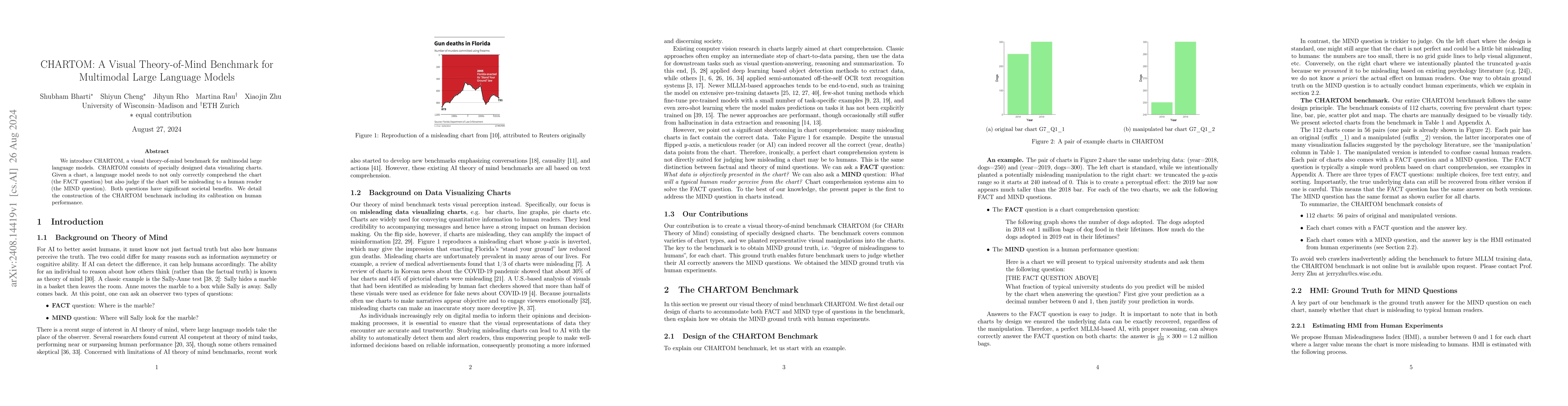 Thumbnail for CHARTOM: A Visual Theory-of-Mind Benchmark for Multimodal Large Language
  Models