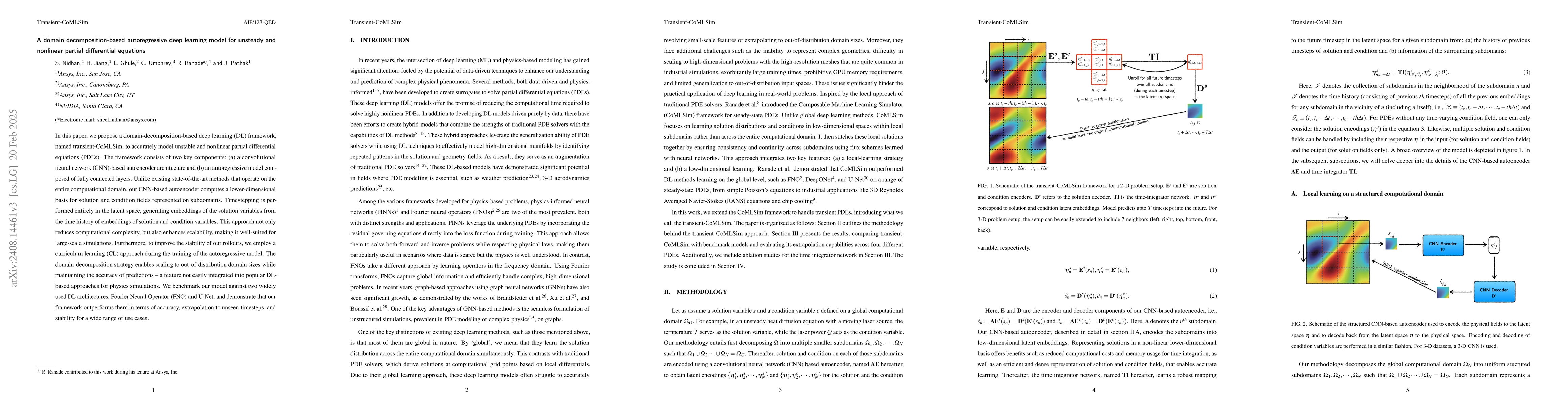 Thumbnail for A domain decomposition-based autoregressive deep learning model for
  unsteady and nonlinear partial differential equations