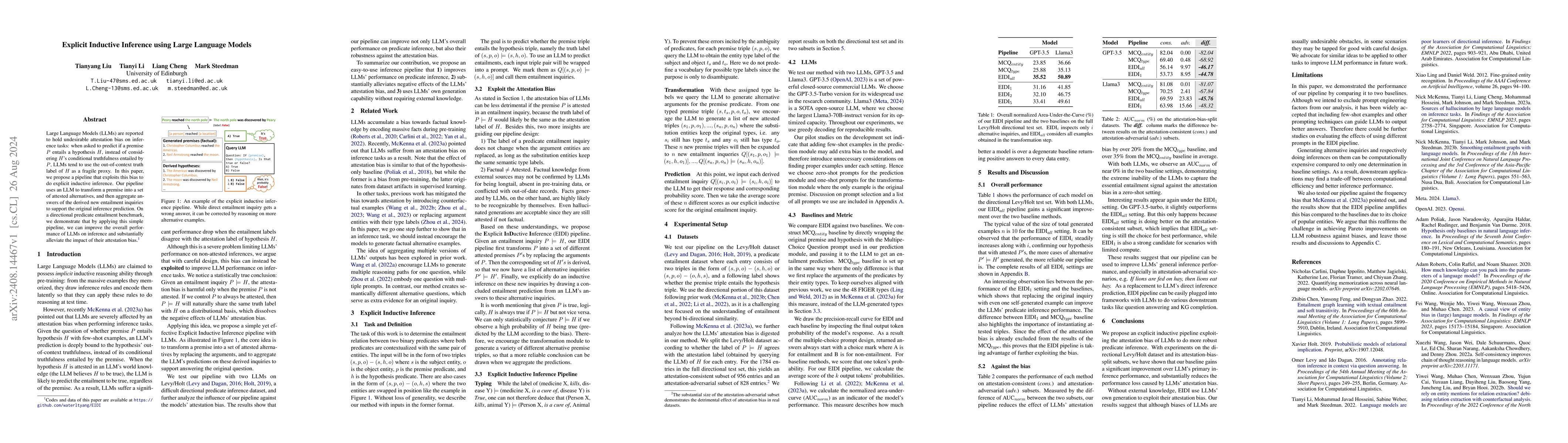 Thumbnail for Explicit Inductive Inference using Large Language Models