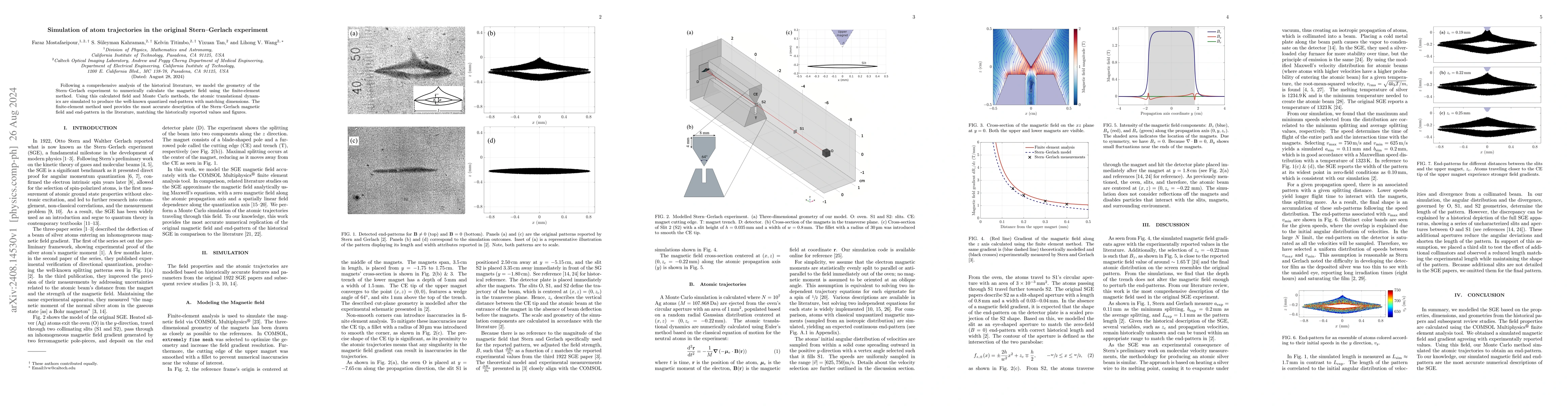 Thumbnail for Simulation of atom trajectories in the original Stern-Gerlach experiment