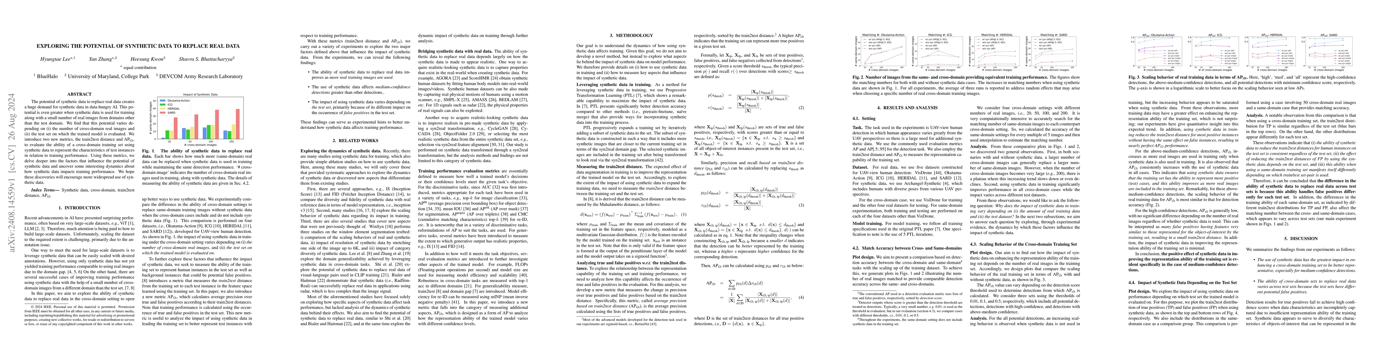 Thumbnail for Exploring the Potential of Synthetic Data to Replace Real Data