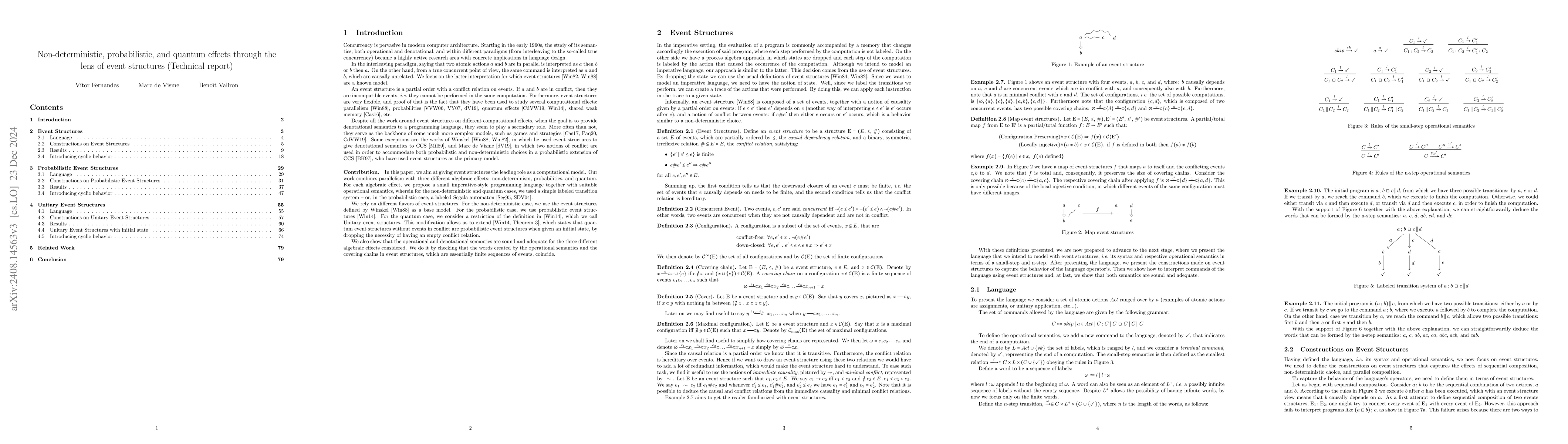 Thumbnail for Non-deterministic, probabilistic, and quantum effects through the lens
  of event structures (Technical report)