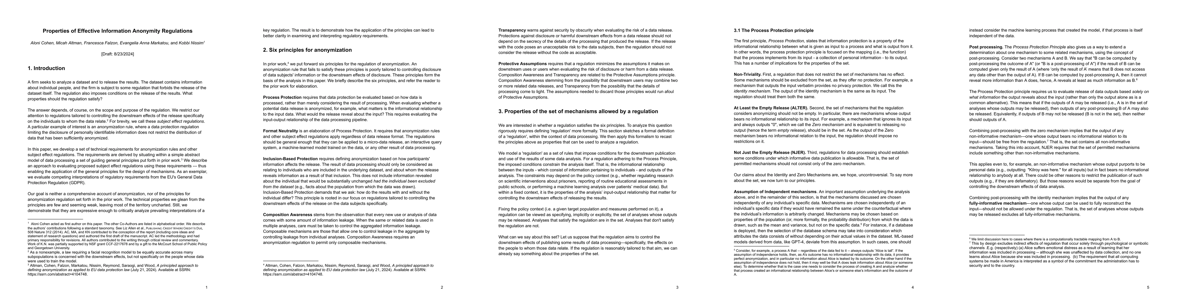 Thumbnail for Properties of Effective Information Anonymity Regulations
