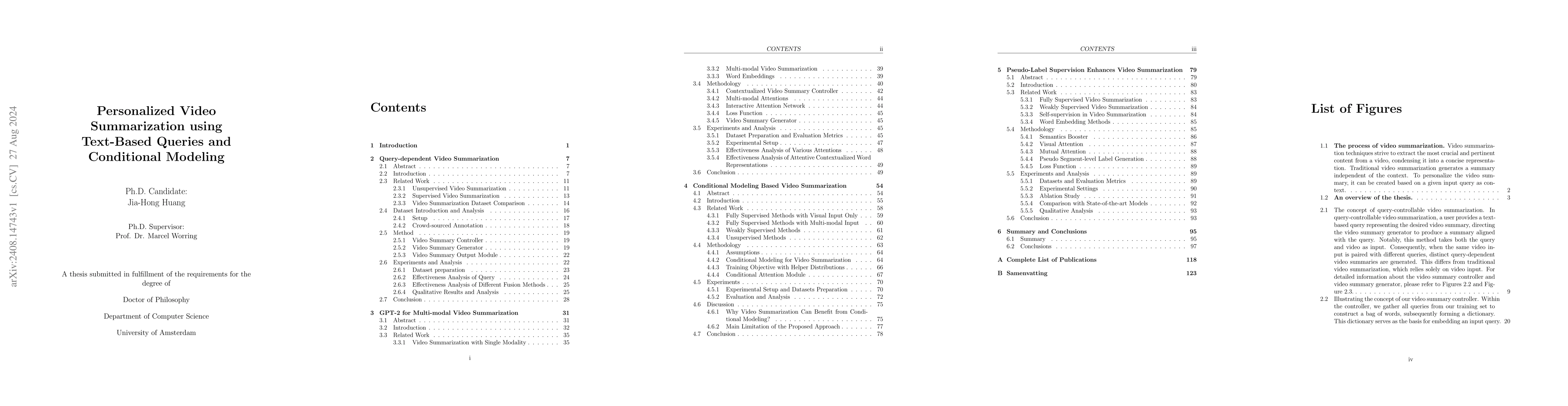 Thumbnail for Personalized Video Summarization using Text-Based Queries and
  Conditional Modeling