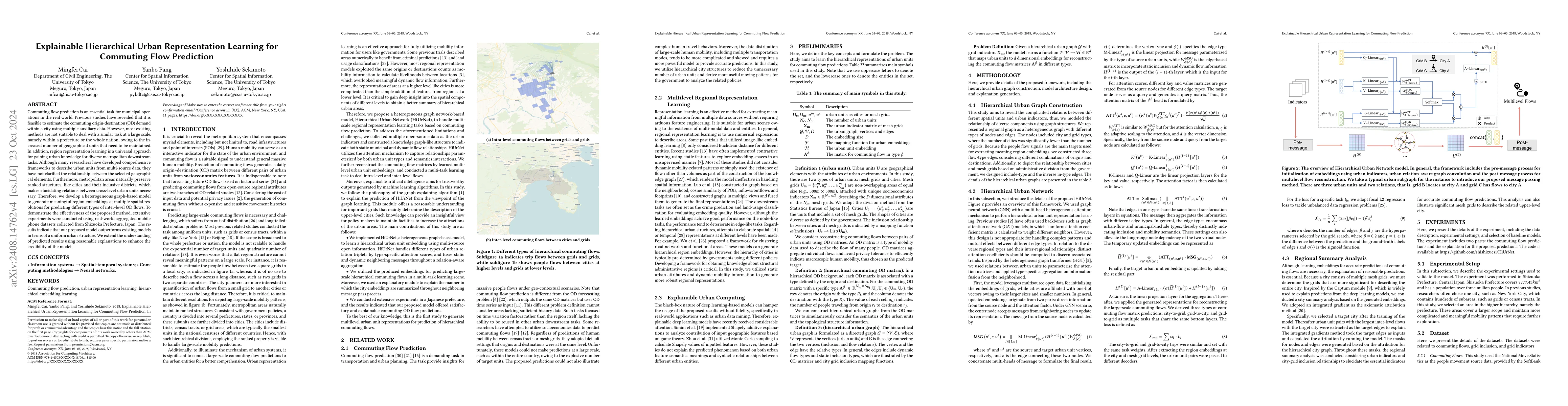 Thumbnail for Explainable Hierarchical Urban Representation Learning for Commuting
  Flow Prediction