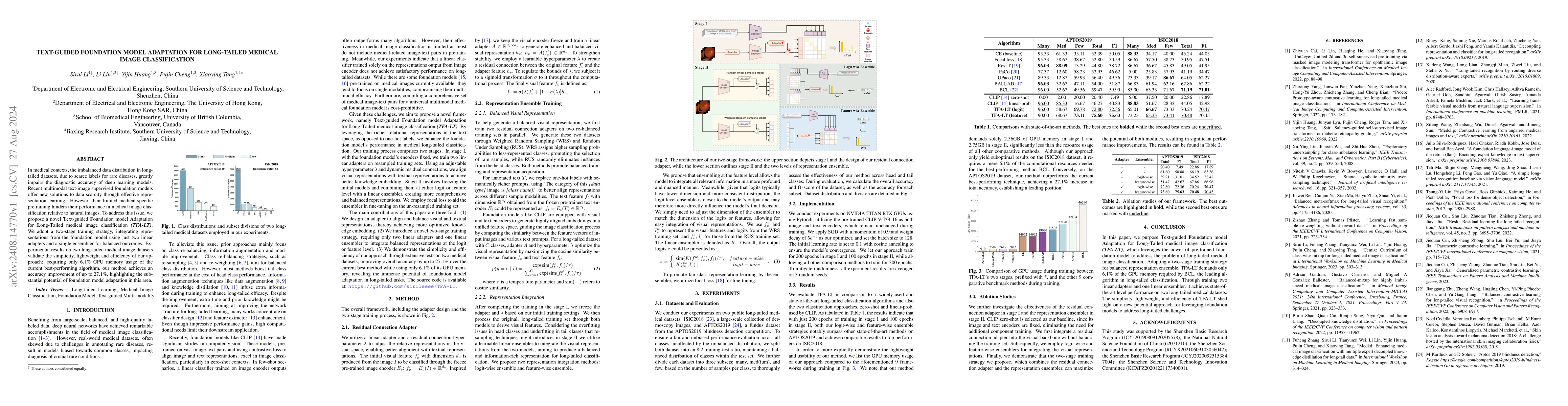 Thumbnail for Text-guided Foundation Model Adaptation for Long-Tailed Medical Image
  Classification