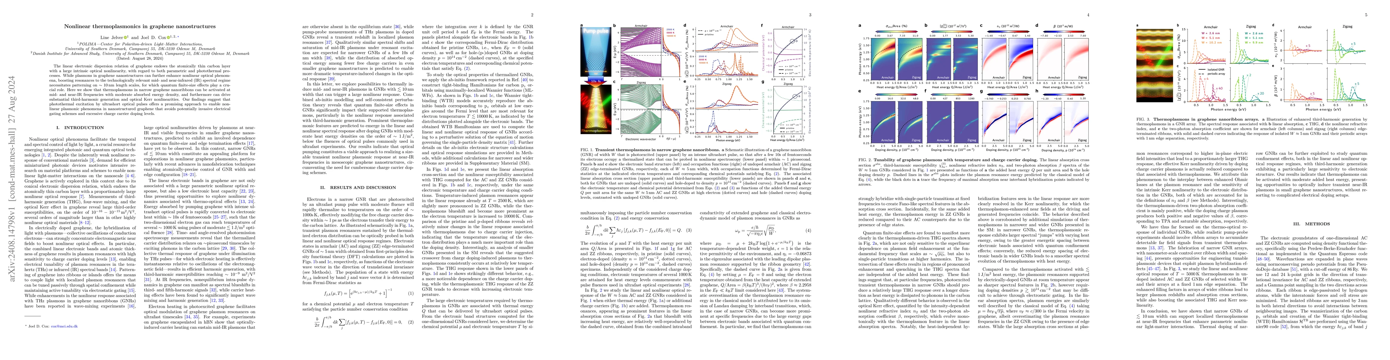 Thumbnail for Nonlinear thermoplasmonics in graphene nanostructures