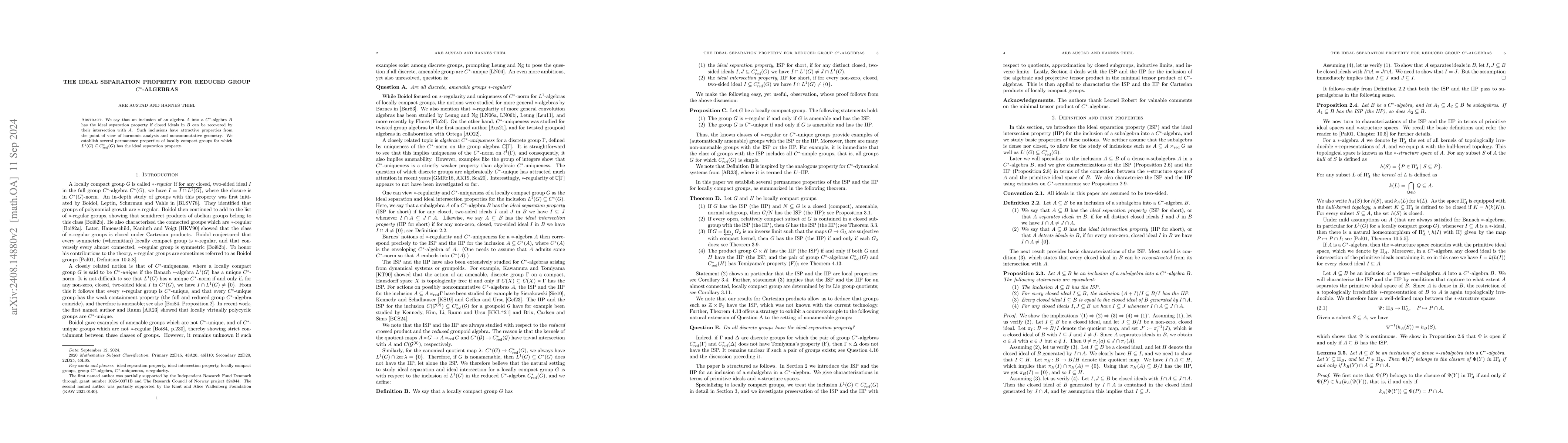 Thumbnail for The ideal separation property for reduced group $C^*$-algebras