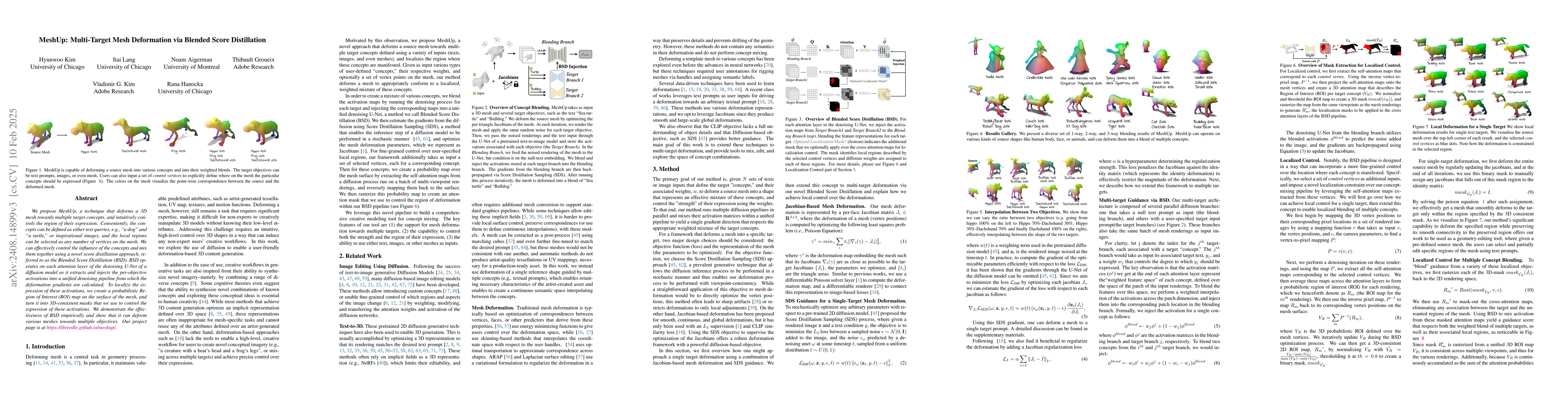 Thumbnail for MeshUp: Multi-Target Mesh Deformation via Blended Score Distillation