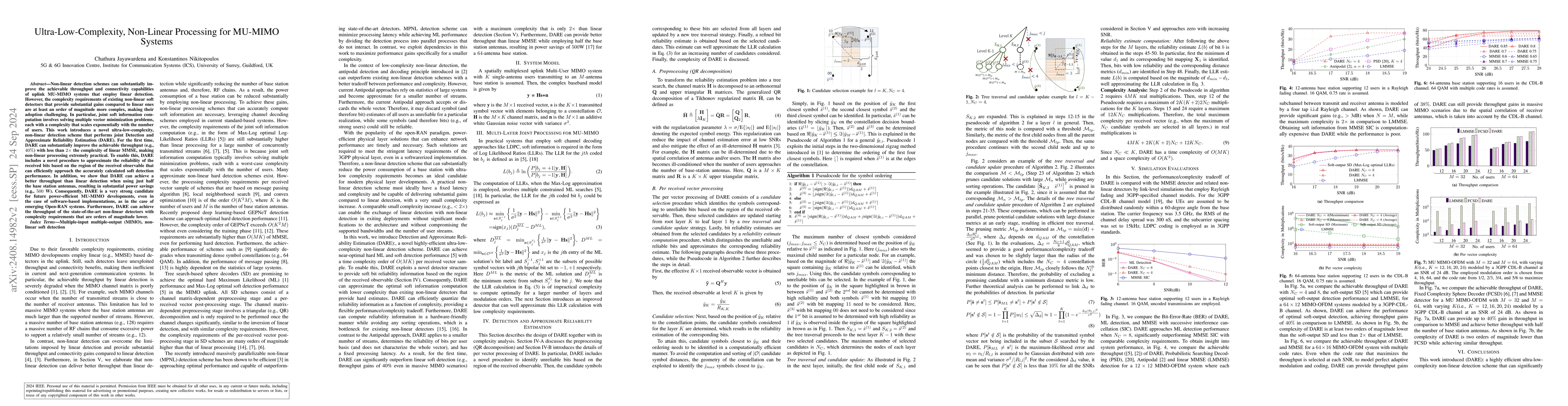 Thumbnail for Ultra-Low-Complexity, Non-Linear Processing for MU-MIMO Systems