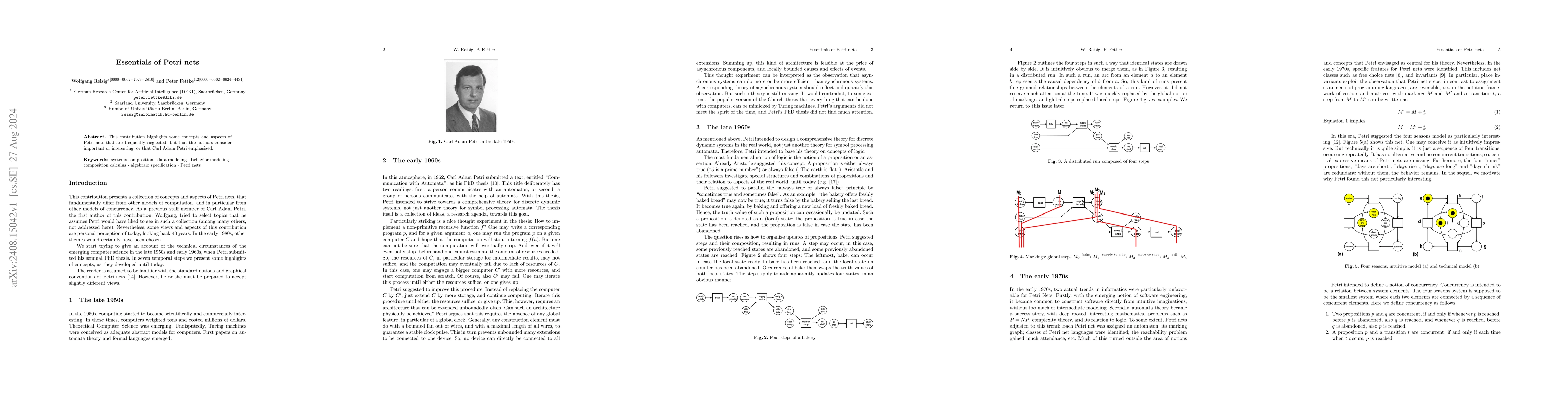 Thumbnail for Essentials of Petri nets