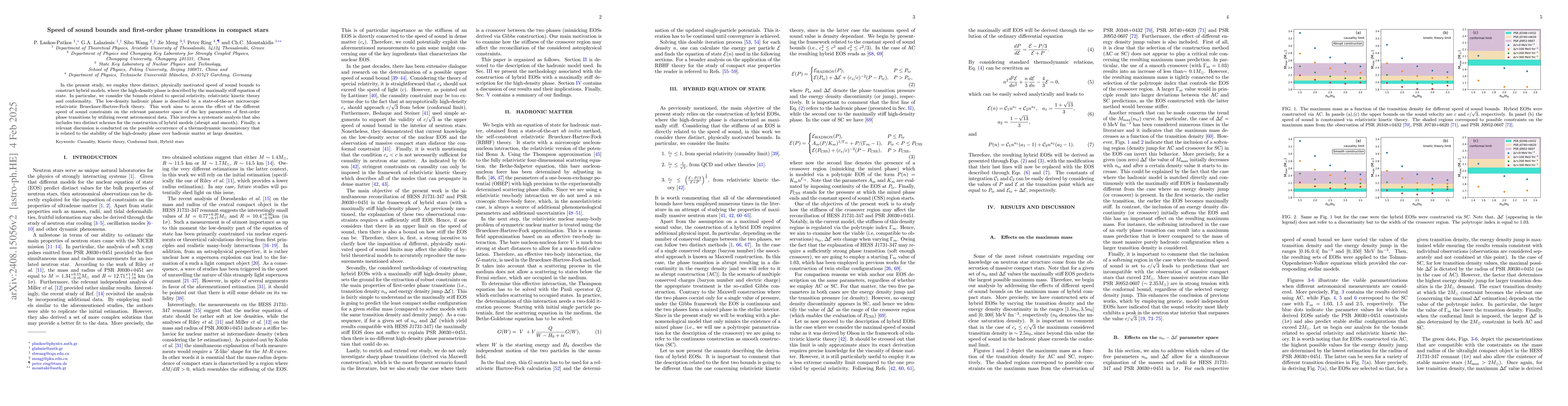 Thumbnail for Speed of sound bounds and first-order phase transitions in compact stars