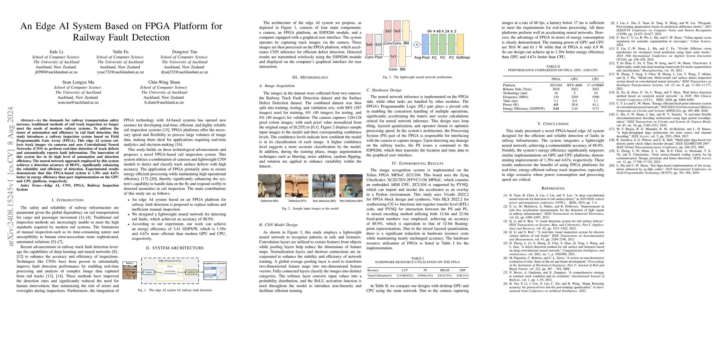 Thumbnail for An Edge AI System Based on FPGA Platform for Railway Fault Detection