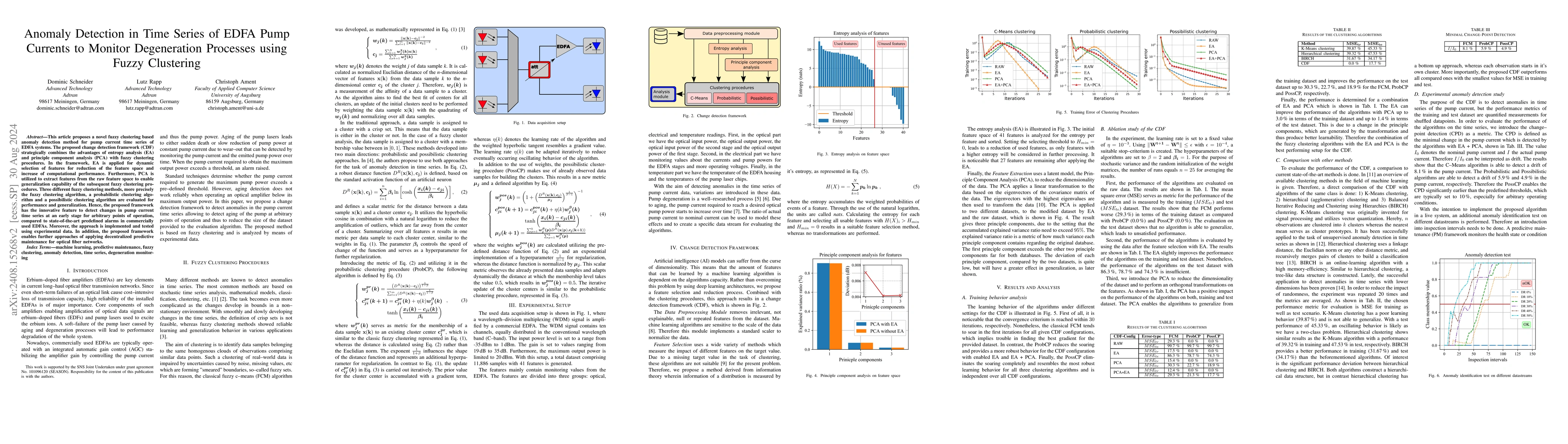 Thumbnail for Anomaly Detection in Time Series of EDFA Pump Currents to Monitor
  Degeneration Processes using Fuzzy Clustering