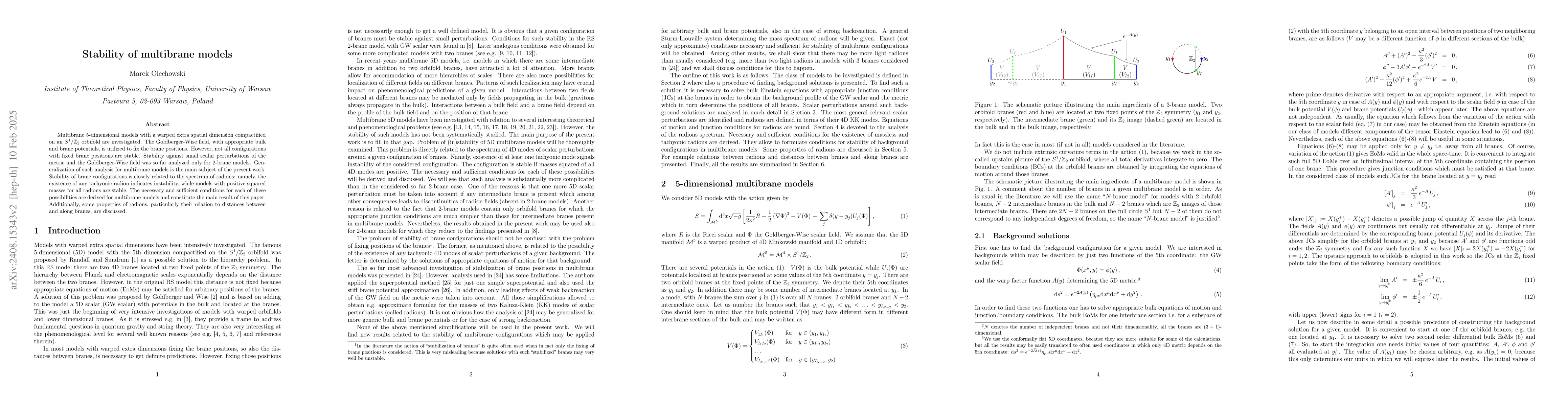Thumbnail for Stability of multibrane models