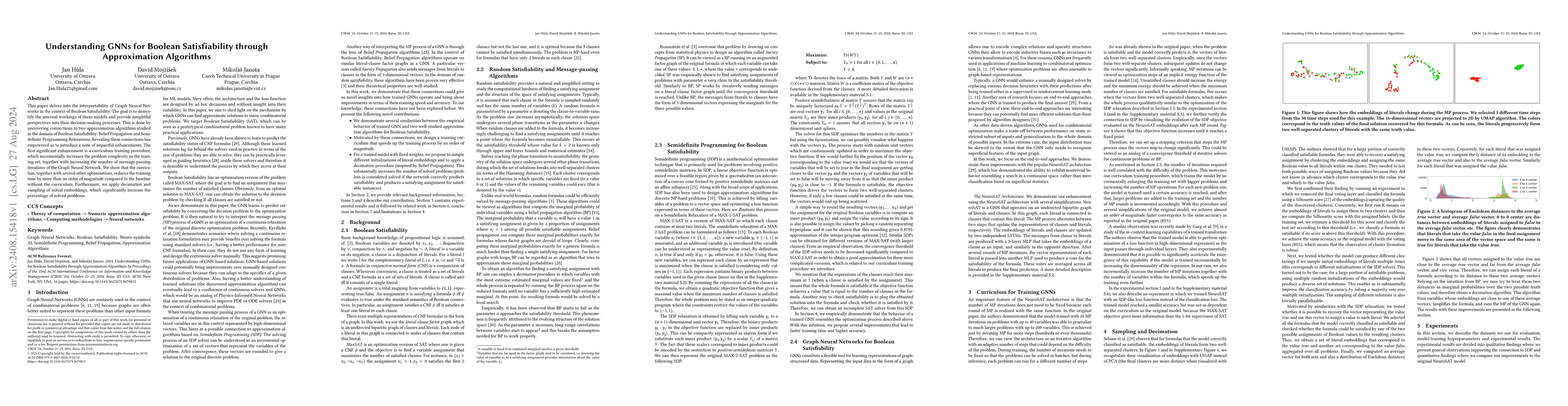 Thumbnail for Understanding GNNs for Boolean Satisfiability through Approximation
  Algorithms