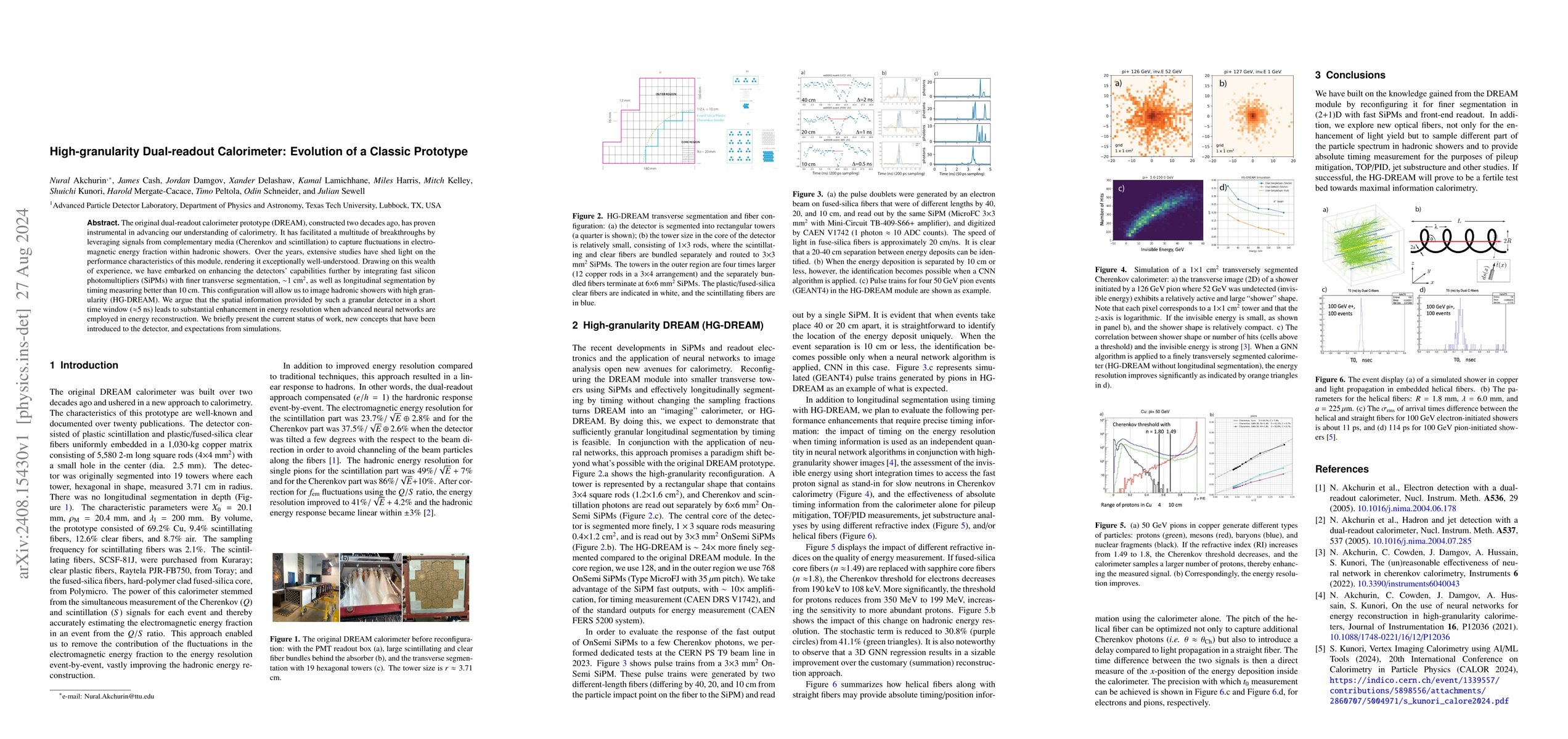 Thumbnail for High-granularity Dual-readout Calorimeter: Evolution of a Classic
  Prototype