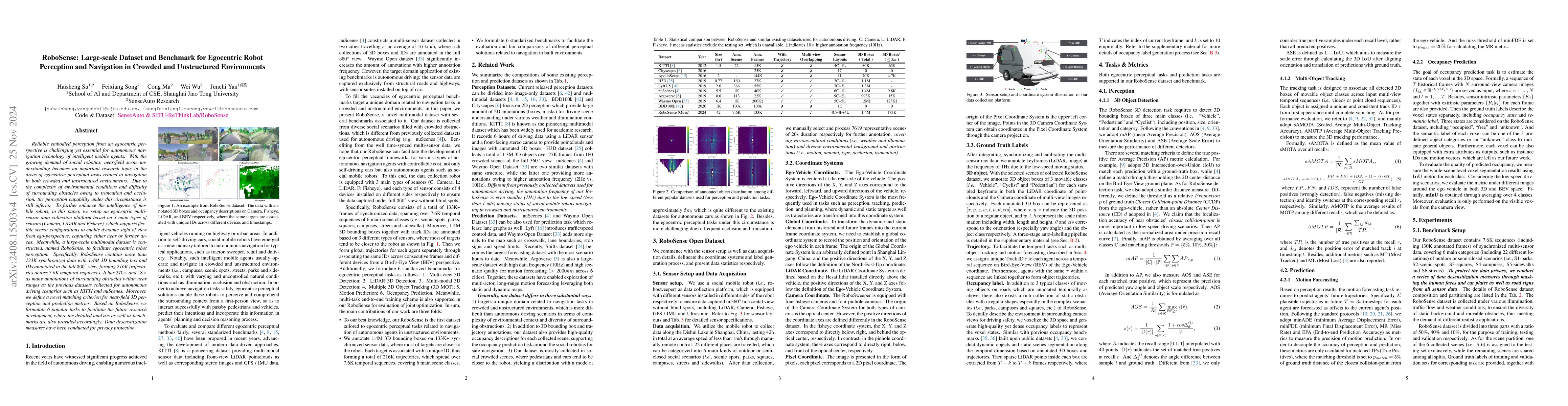 Thumbnail for RoboSense: Large-scale Dataset and Benchmark for Multi-sensor Low-speed
  Autonomous Driving