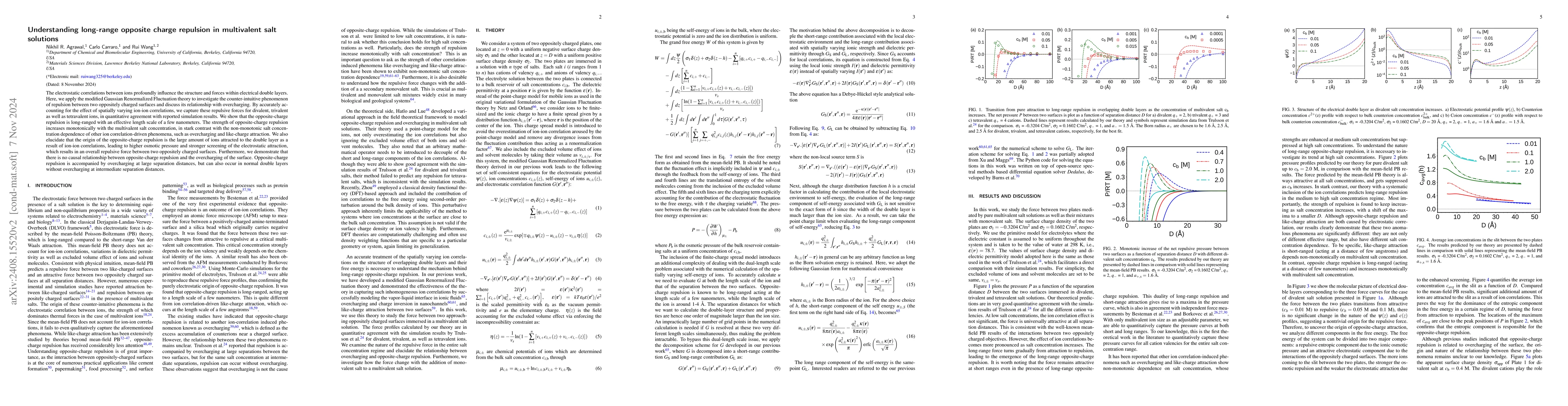 Thumbnail for Understanding long-range opposite charge repulsion in multivalent salt
  solutions