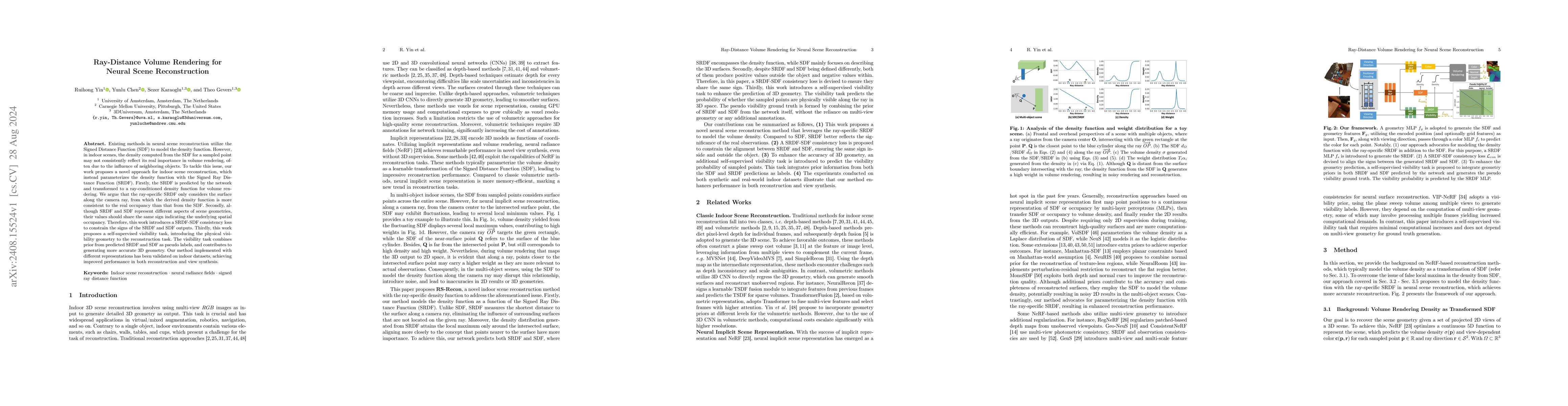 Thumbnail for Ray-Distance Volume Rendering for Neural Scene Reconstruction