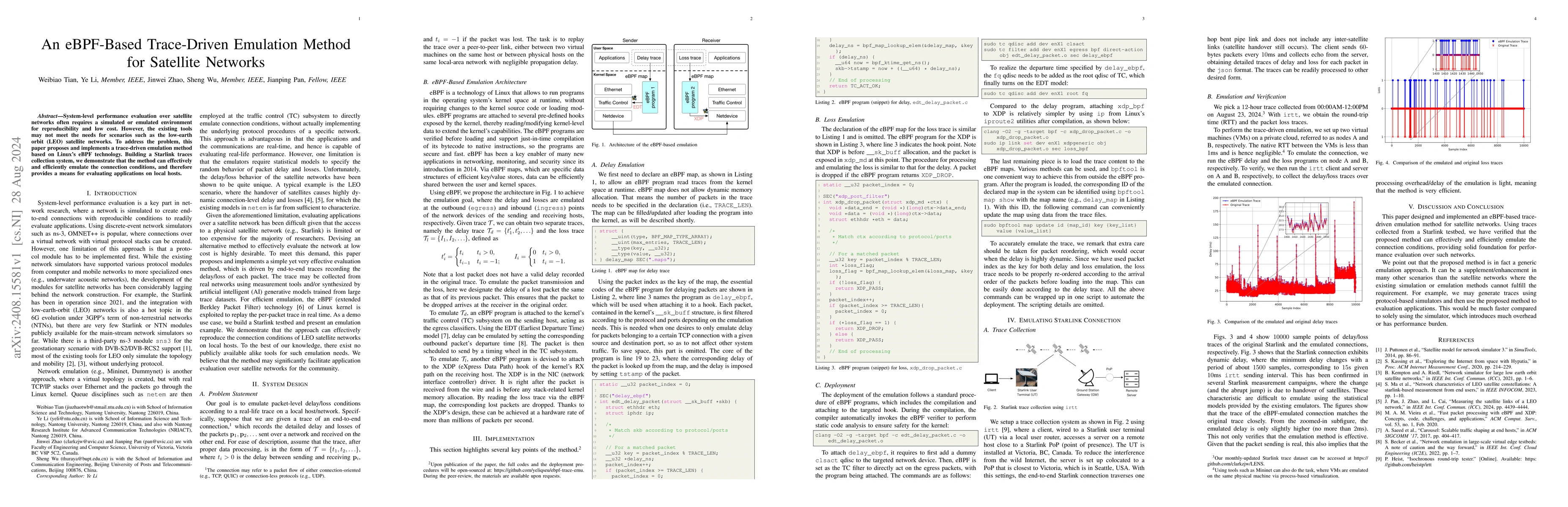 Thumbnail for An eBPF-Based Trace-Driven Emulation Method for Satellite Networks