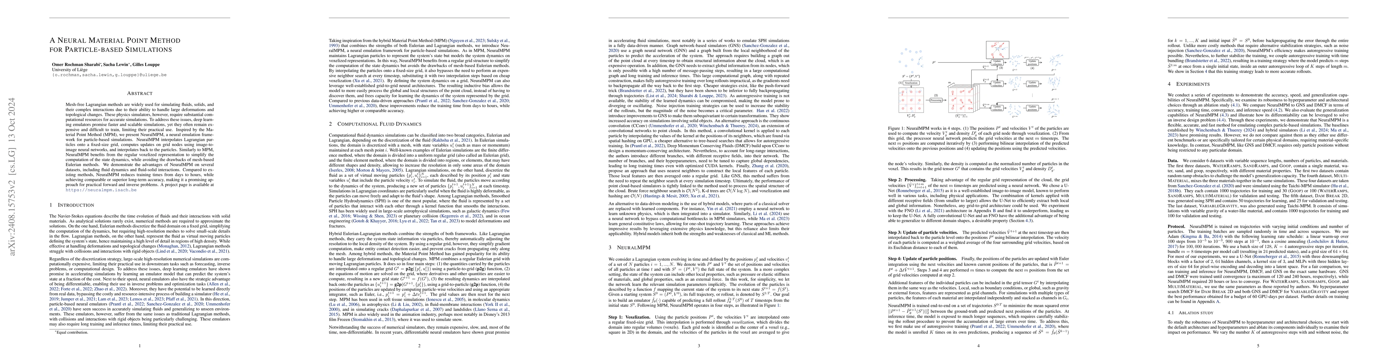 Thumbnail for A Neural Material Point Method for Particle-based Simulations