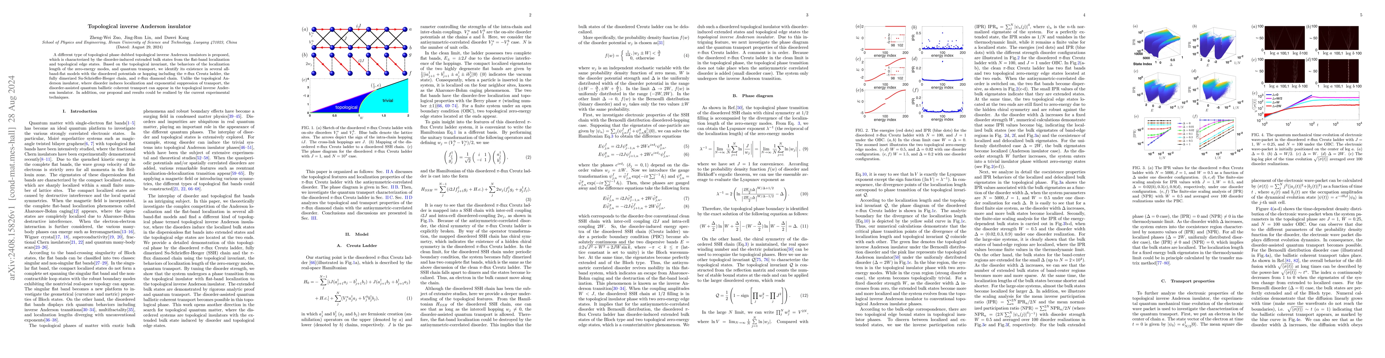 Thumbnail for Topological inverse Anderson insulator