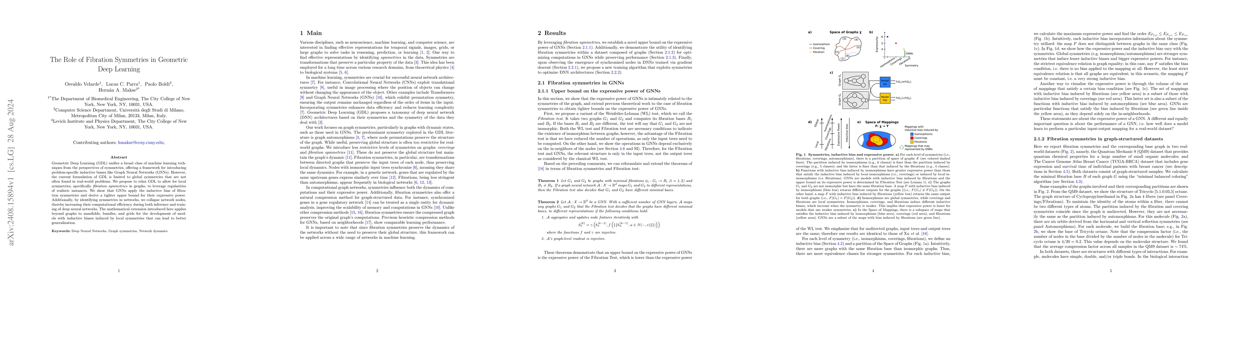 Thumbnail for The Role of Fibration Symmetries in Geometric Deep Learning