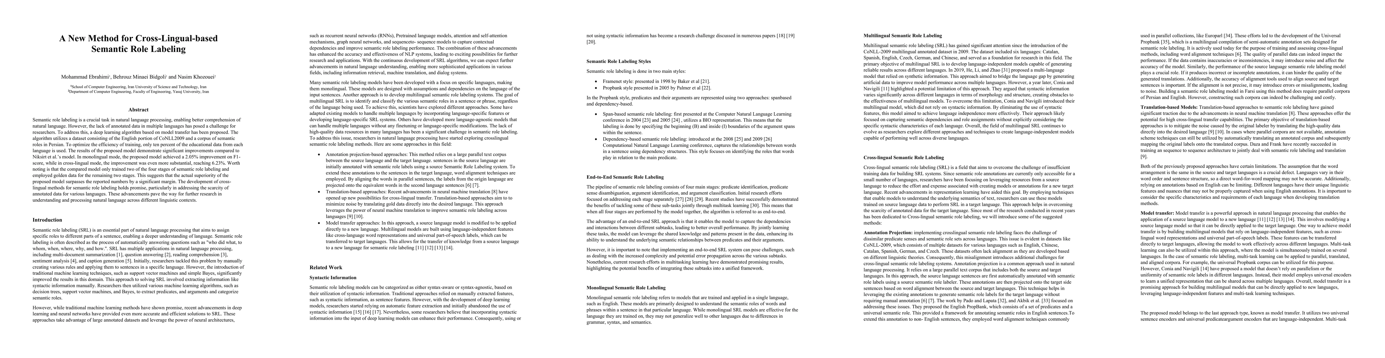 Thumbnail for A New Method for Cross-Lingual-based Semantic Role Labeling