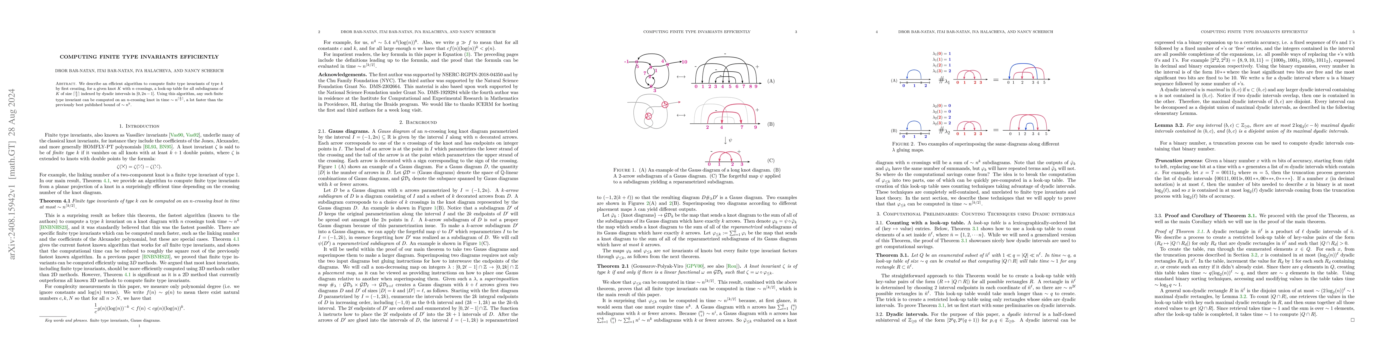 Thumbnail for Computing Finite Type Invariants Efficiently