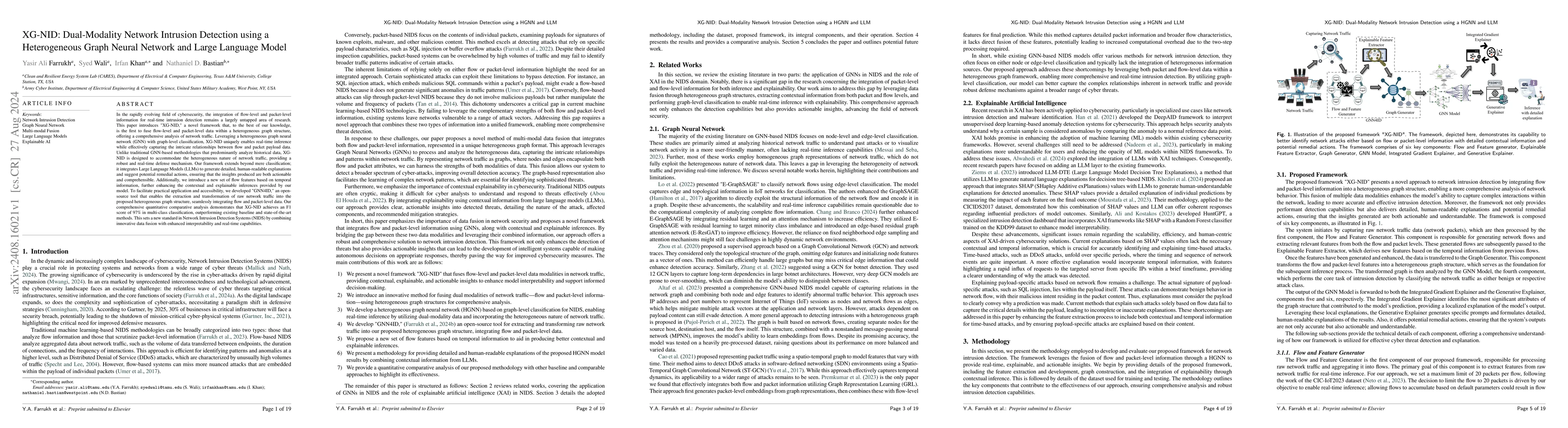 Thumbnail for XG-NID: Dual-Modality Network Intrusion Detection using a Heterogeneous
  Graph Neural Network and Large Language Model