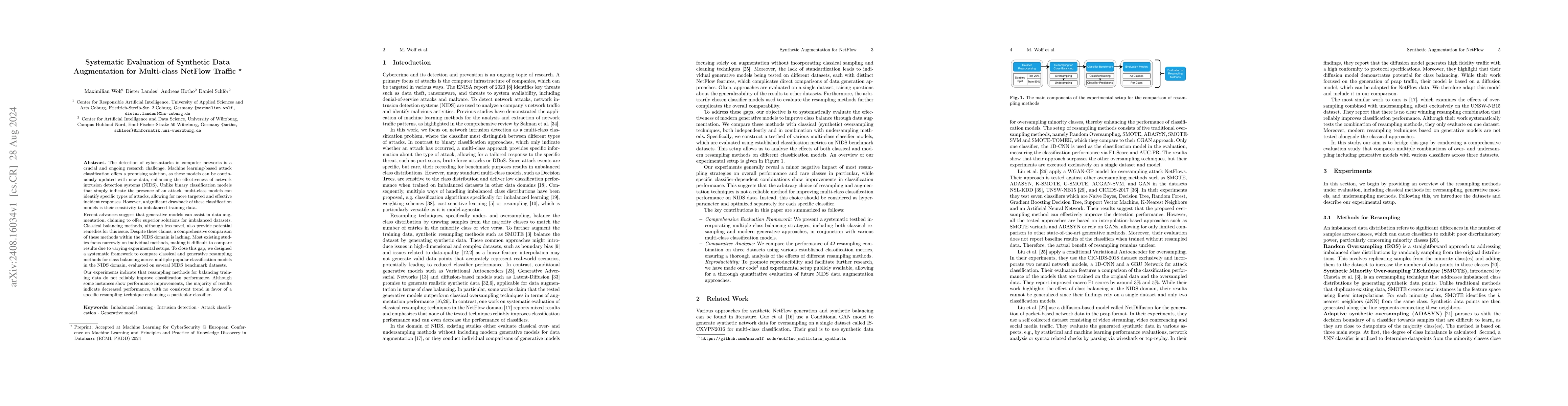 Thumbnail for Systematic Evaluation of Synthetic Data Augmentation for Multi-class
  NetFlow Traffic