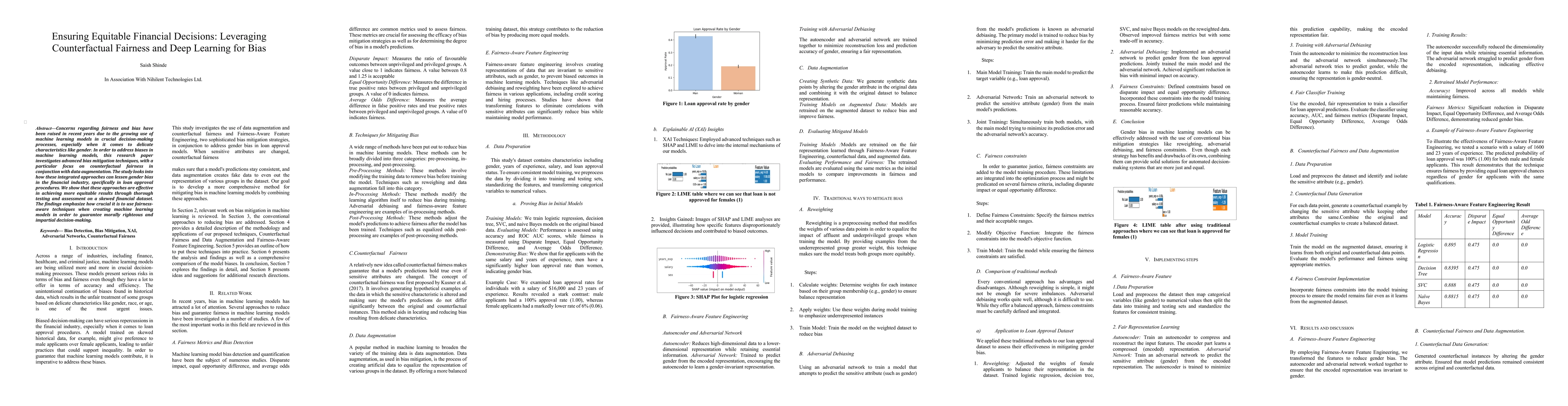 Thumbnail for Ensuring Equitable Financial Decisions: Leveraging Counterfactual
  Fairness and Deep Learning for Bias