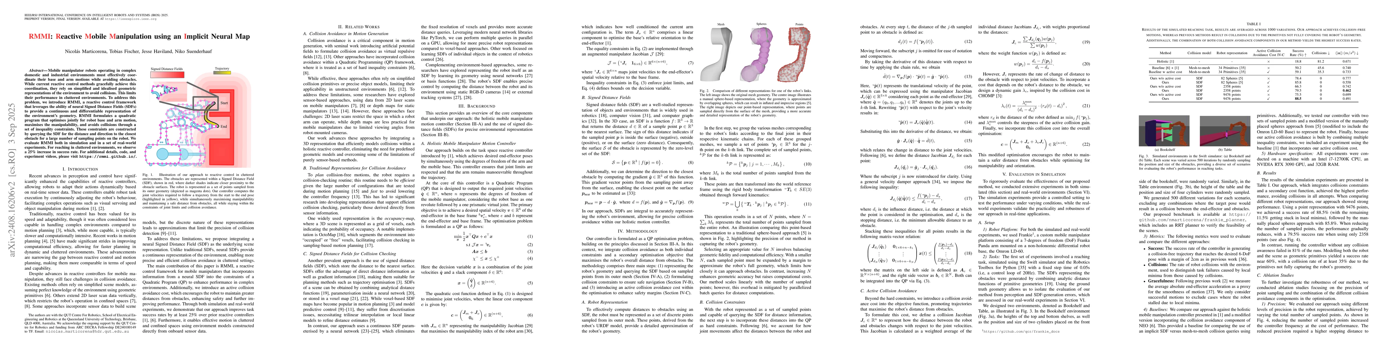 Thumbnail for RMMI: Reactive Mobile Manipulation using an Implicit Neural Map