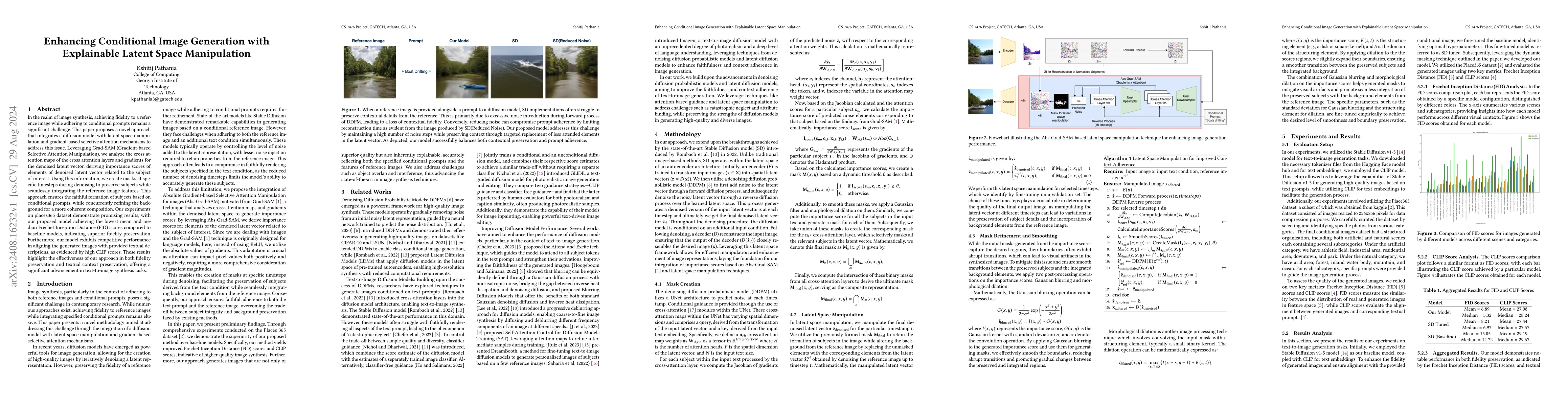Thumbnail for Enhancing Conditional Image Generation with Explainable Latent Space
  Manipulation