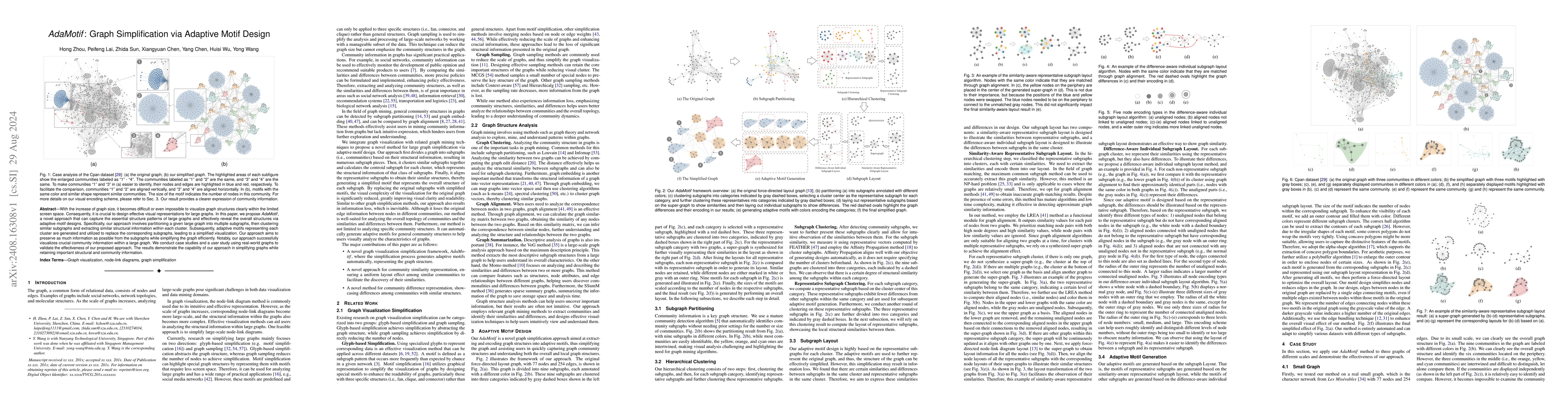 Thumbnail for AdaMotif: Graph Simplification via Adaptive Motif Design
