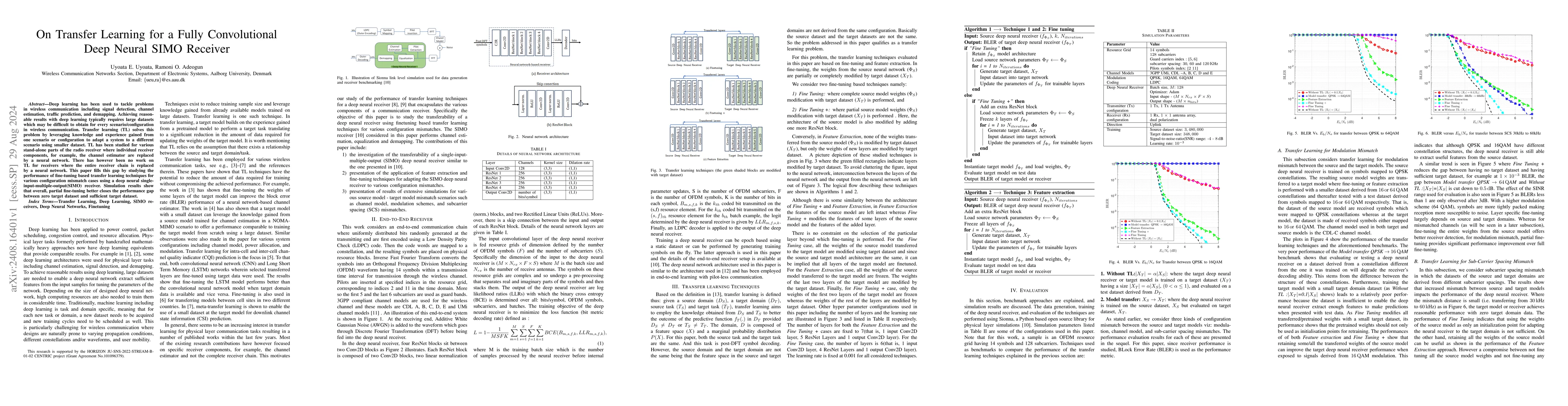 Thumbnail for On Transfer Learning for a Fully Convolutional Deep Neural SIMO Receiver