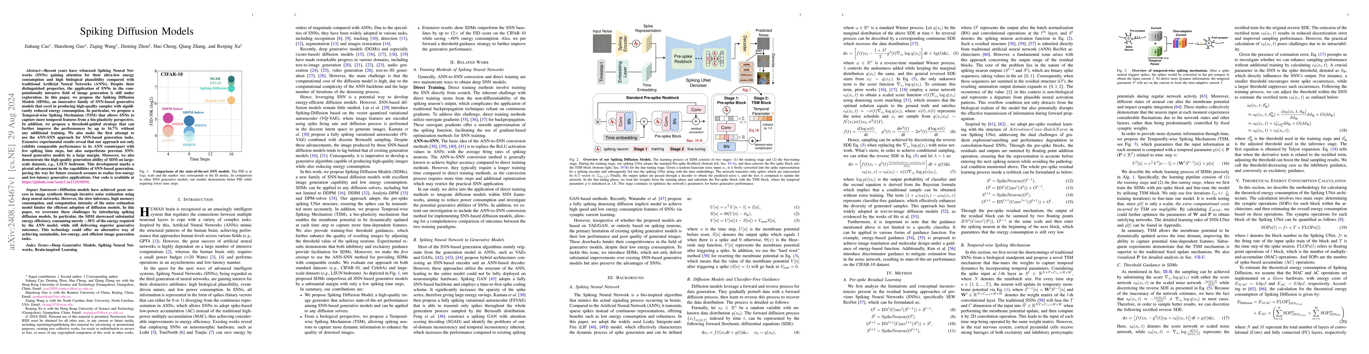 Thumbnail for Spiking Diffusion Models
