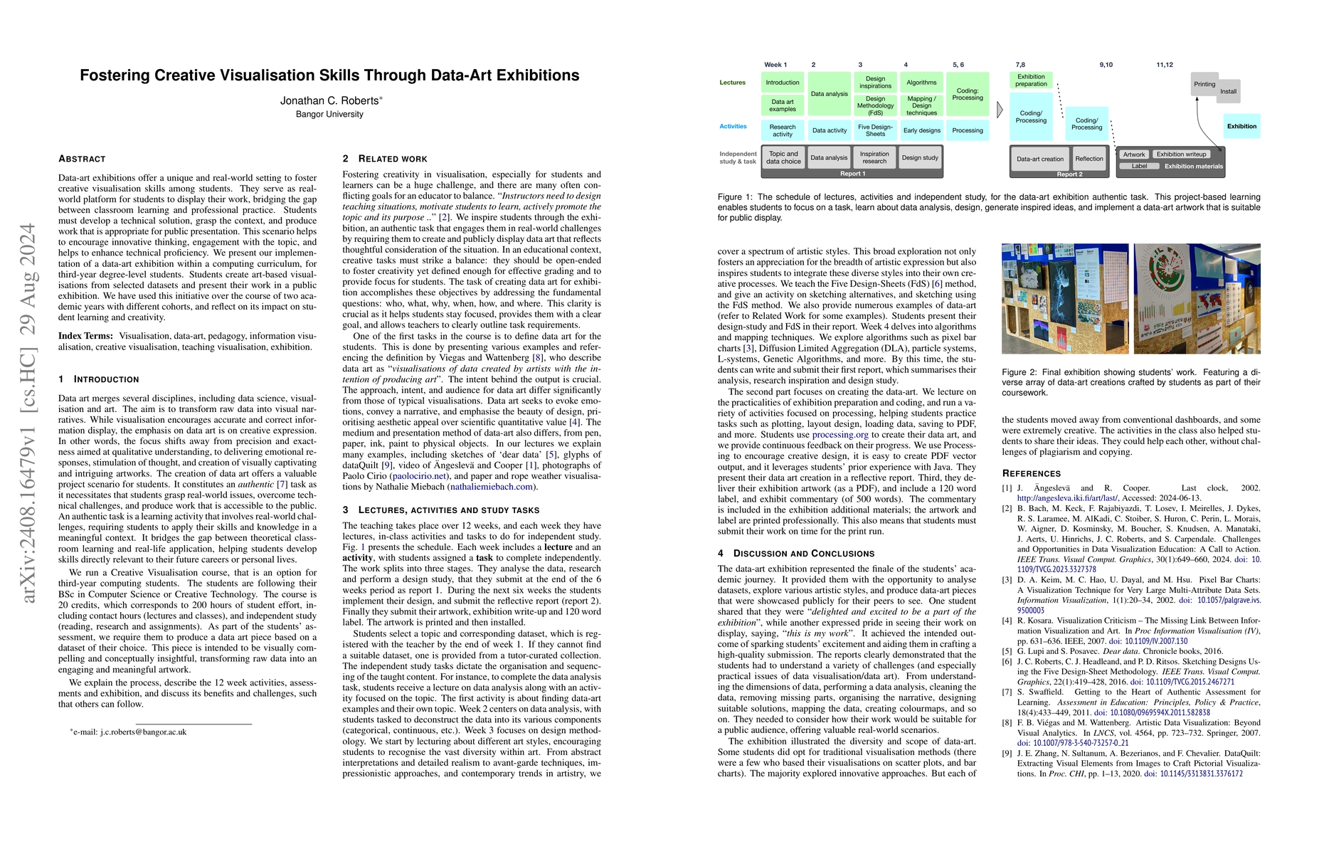Thumbnail for Fostering Creative Visualisation Skills Through Data-Art Exhibitions