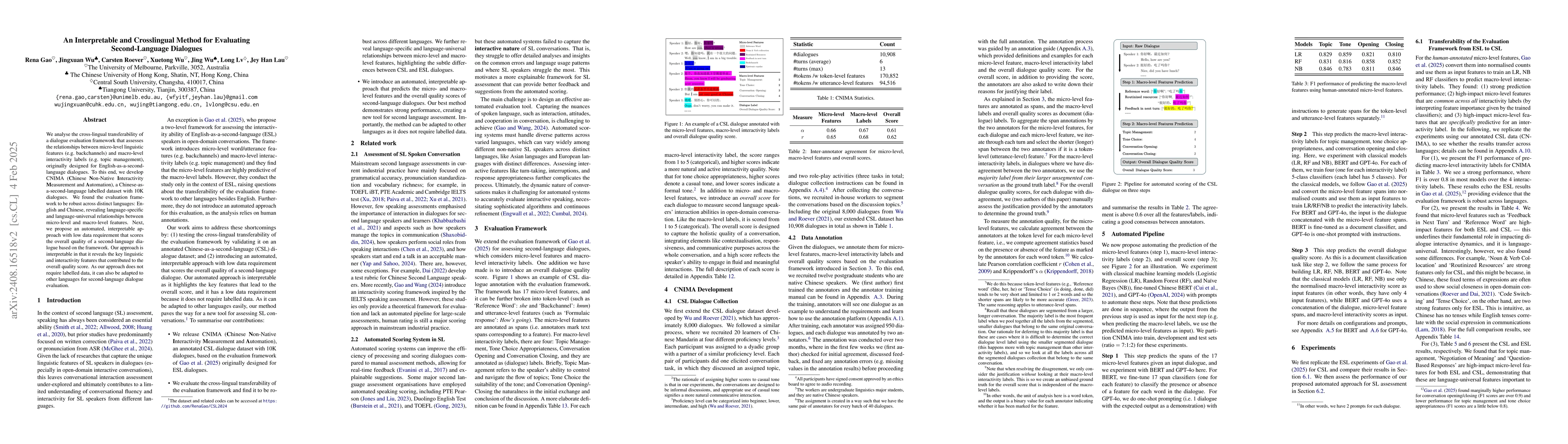 Thumbnail for CNIMA: A Universal Evaluation Framework and Automated Approach for
  Assessing Second Language Dialogues