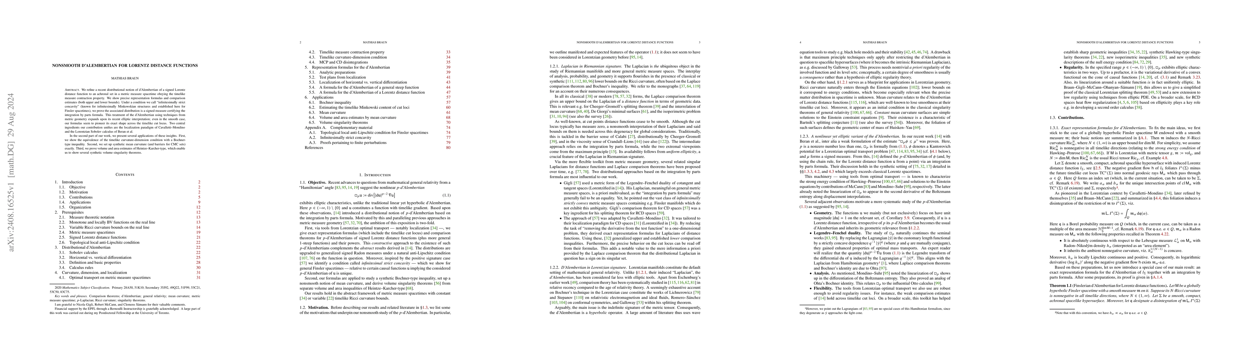 Thumbnail for Nonsmooth d'Alembertian for Lorentz distance functions