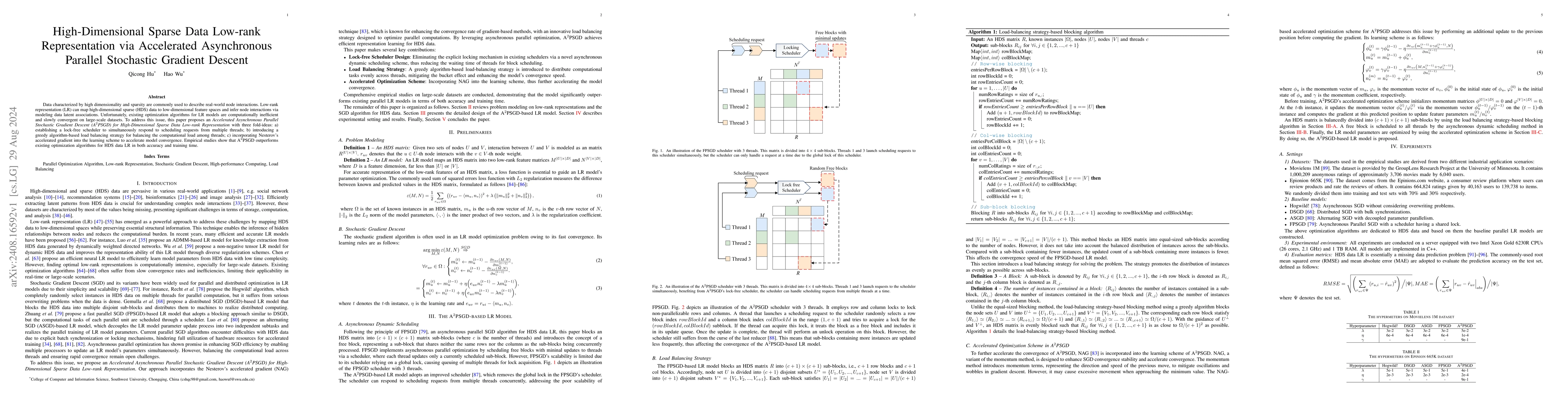 Thumbnail for High-Dimensional Sparse Data Low-rank Representation via Accelerated
  Asynchronous Parallel Stochastic Gradient Descent