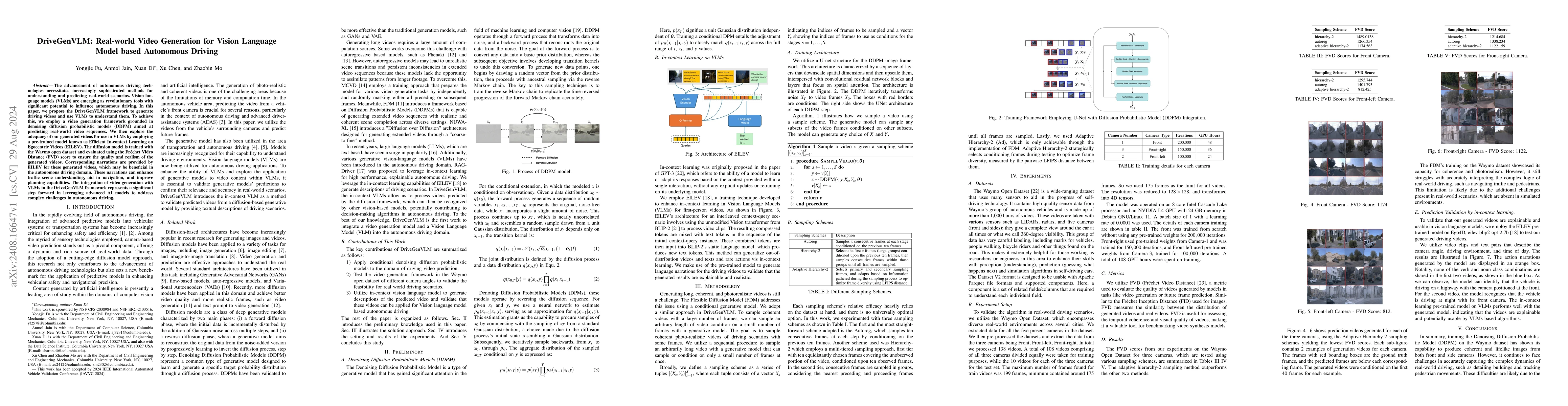 Thumbnail for DriveGenVLM: Real-world Video Generation for Vision Language Model based
  Autonomous Driving