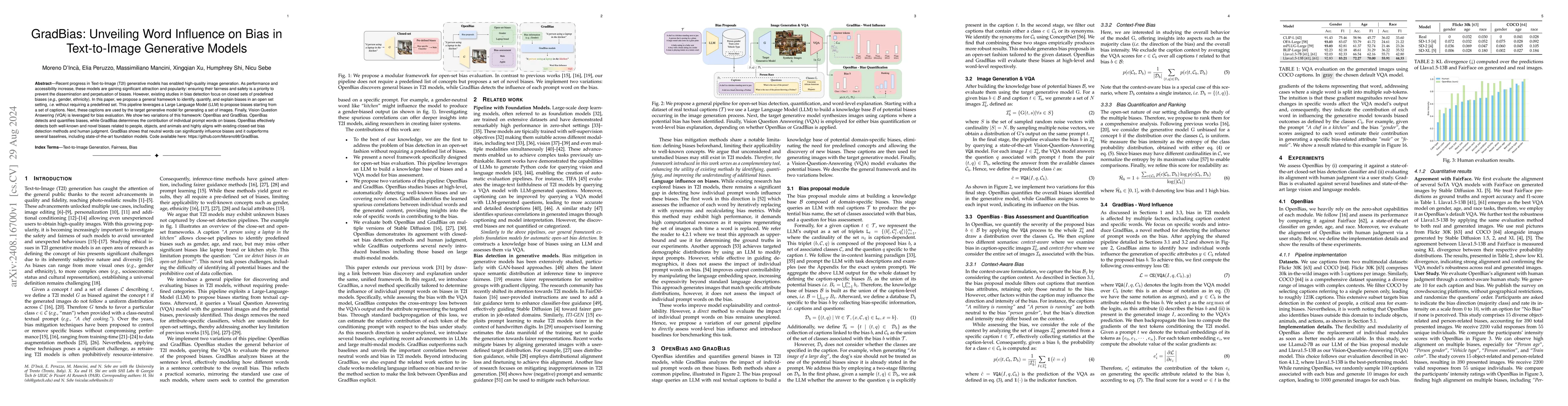 Thumbnail for GradBias: Unveiling Word Influence on Bias in Text-to-Image Generative
  Models