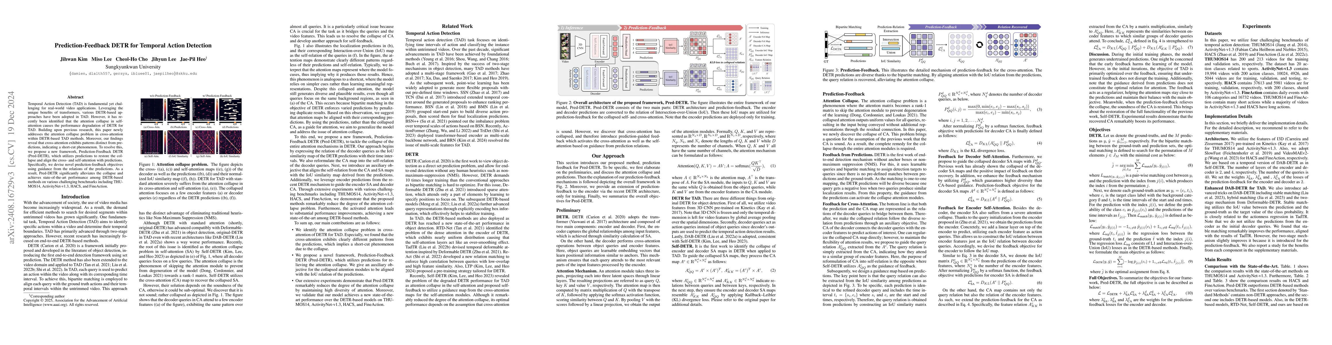Thumbnail for Prediction-Feedback DETR for Temporal Action Detection