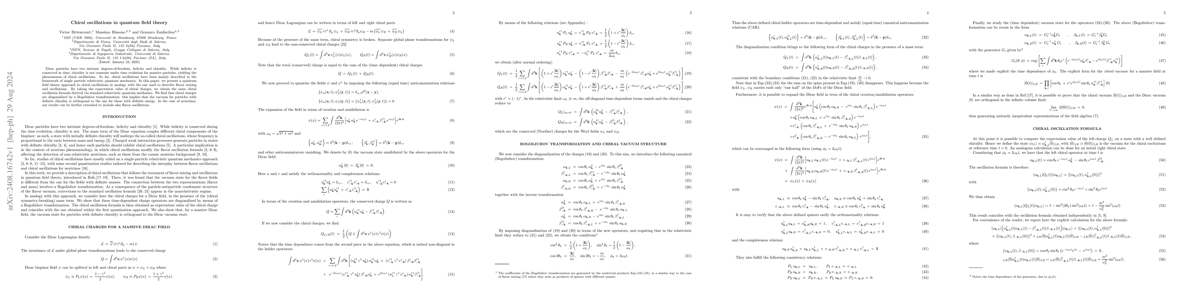 Thumbnail for Chiral oscillations in quantum field theory