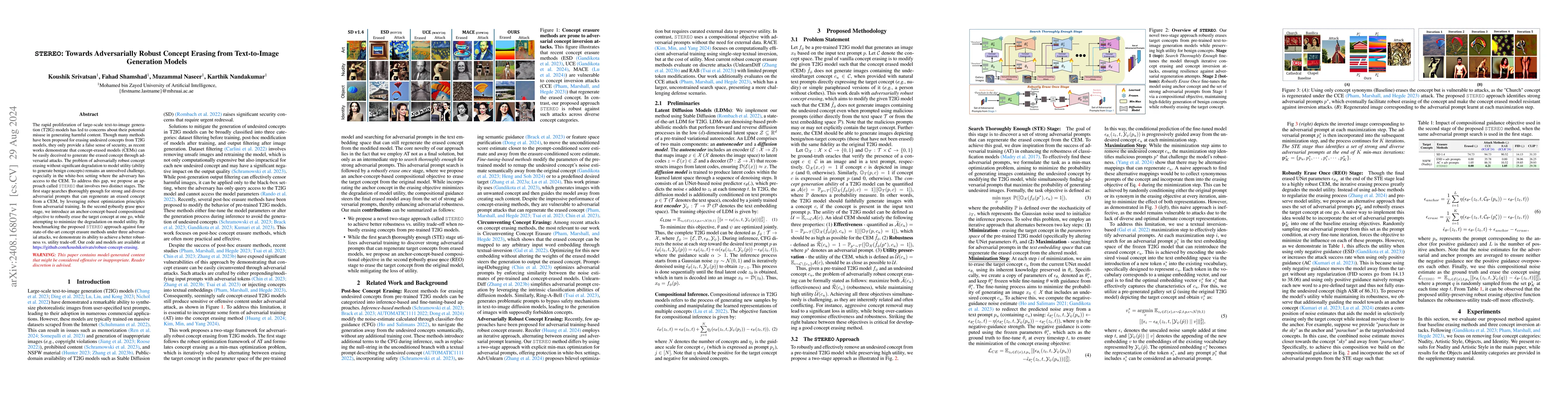Thumbnail for STEREO: Towards Adversarially Robust Concept Erasing from Text-to-Image
  Generation Models