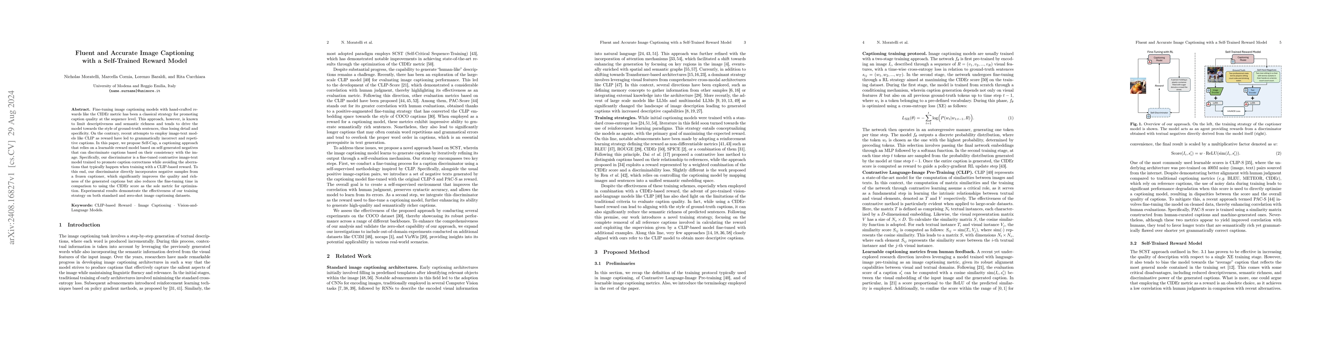 Thumbnail for Fluent and Accurate Image Captioning with a Self-Trained Reward Model