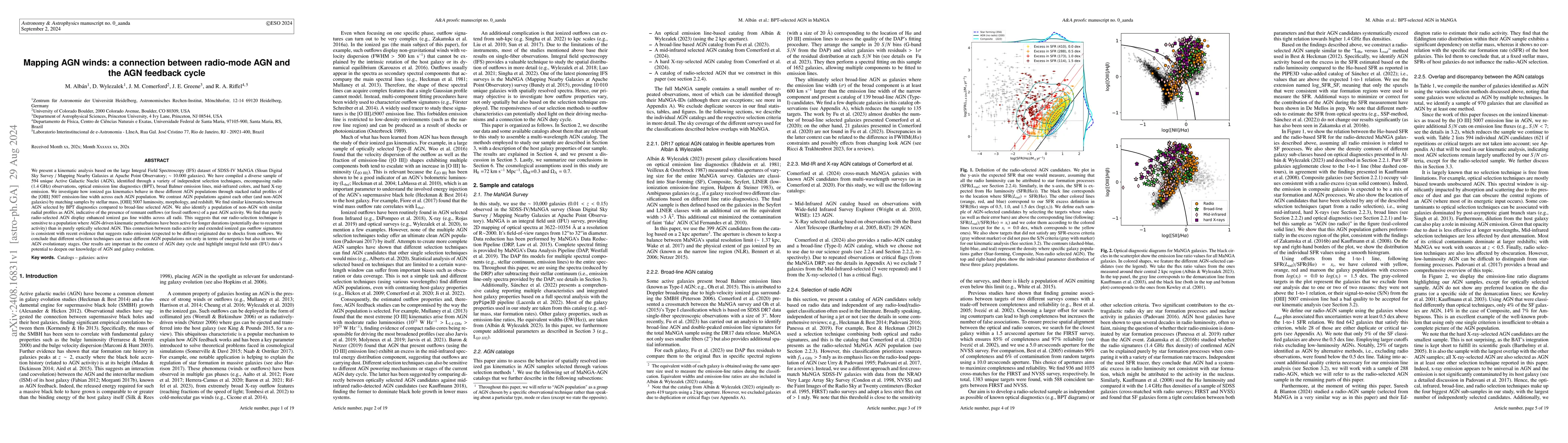 Thumbnail for Mapping AGN winds: a connection between radio-mode AGN and the AGN
  feedback cycle